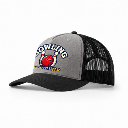 Bowling Fan Club Trucker Hat – Grey Black