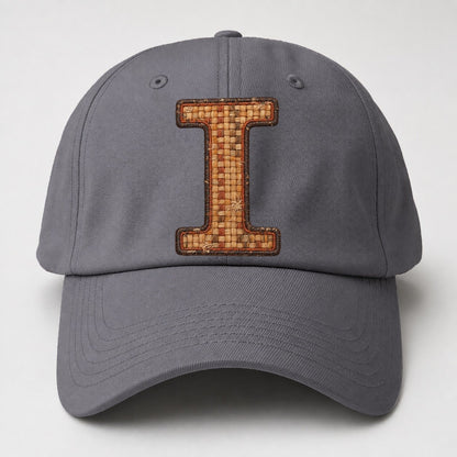 Woven Tweed I Monogram Baseball Cap – Grey