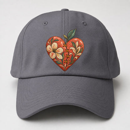 Mended Heart Golden Thread Gentle Wild Baseball Cap – Grey
