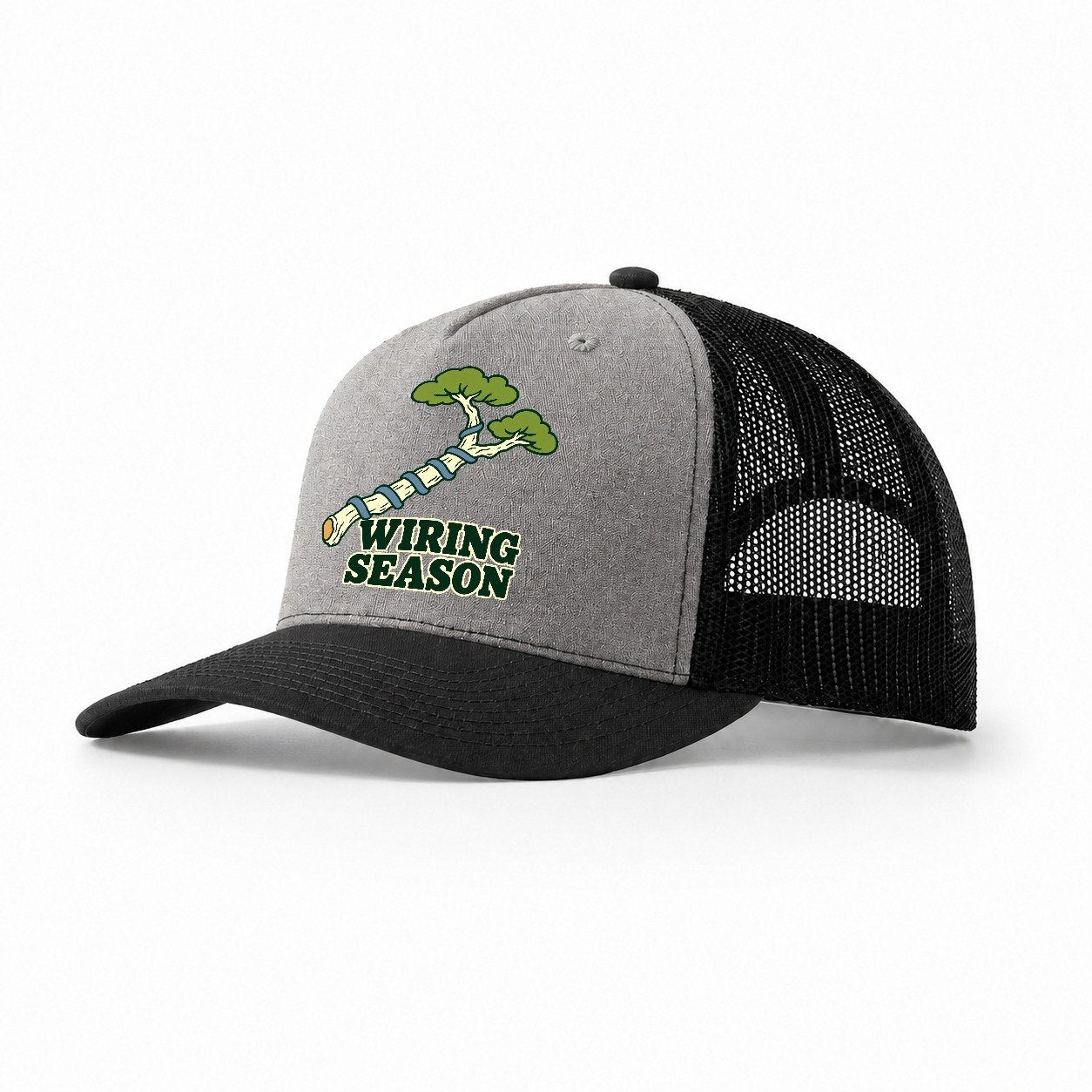 Wiring Season Bonsai Trucker Hat – Grey Black