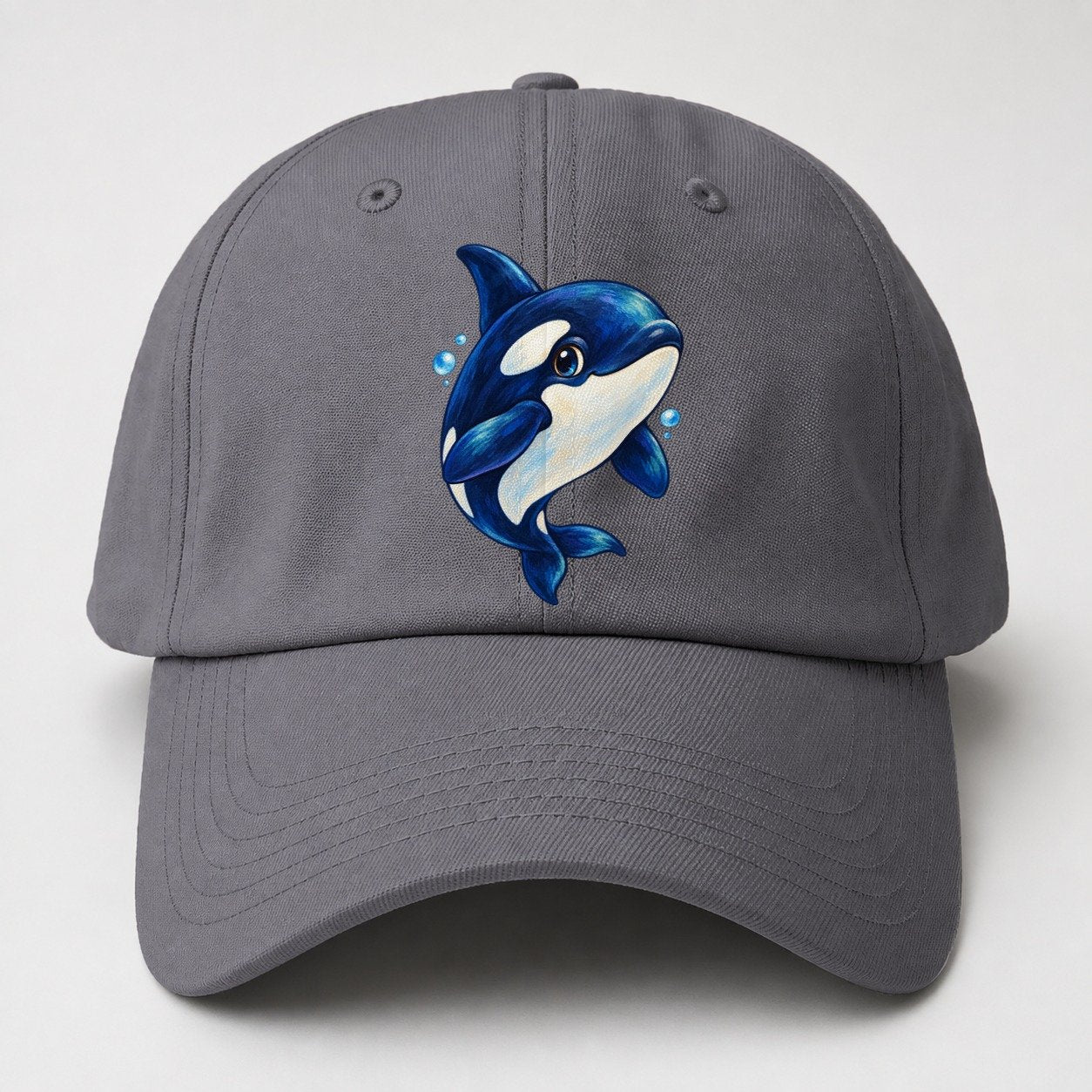 Orca Three Quarter Glide Sea Sprite Baseball Cap – Grey