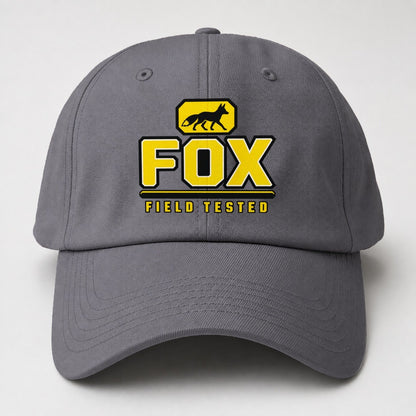 Fox Field Tested Heavy Duty Baseball Cap – Grey