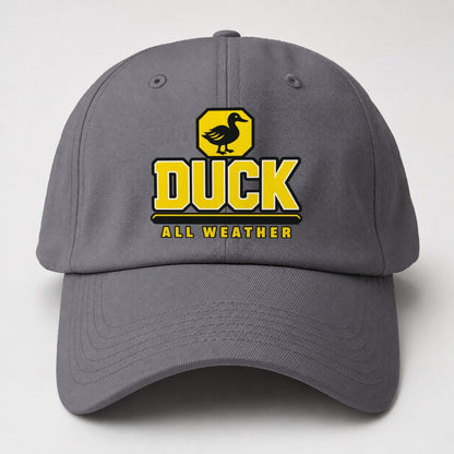 Duck All Weather Heavy Duty Baseball Cap – Grey