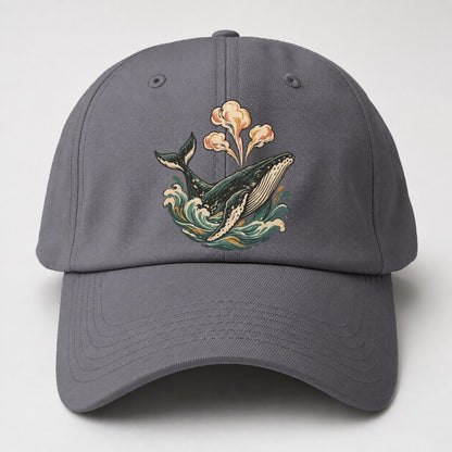 Whale Breath Cloud Gentle Wild Baseball Cap – Grey