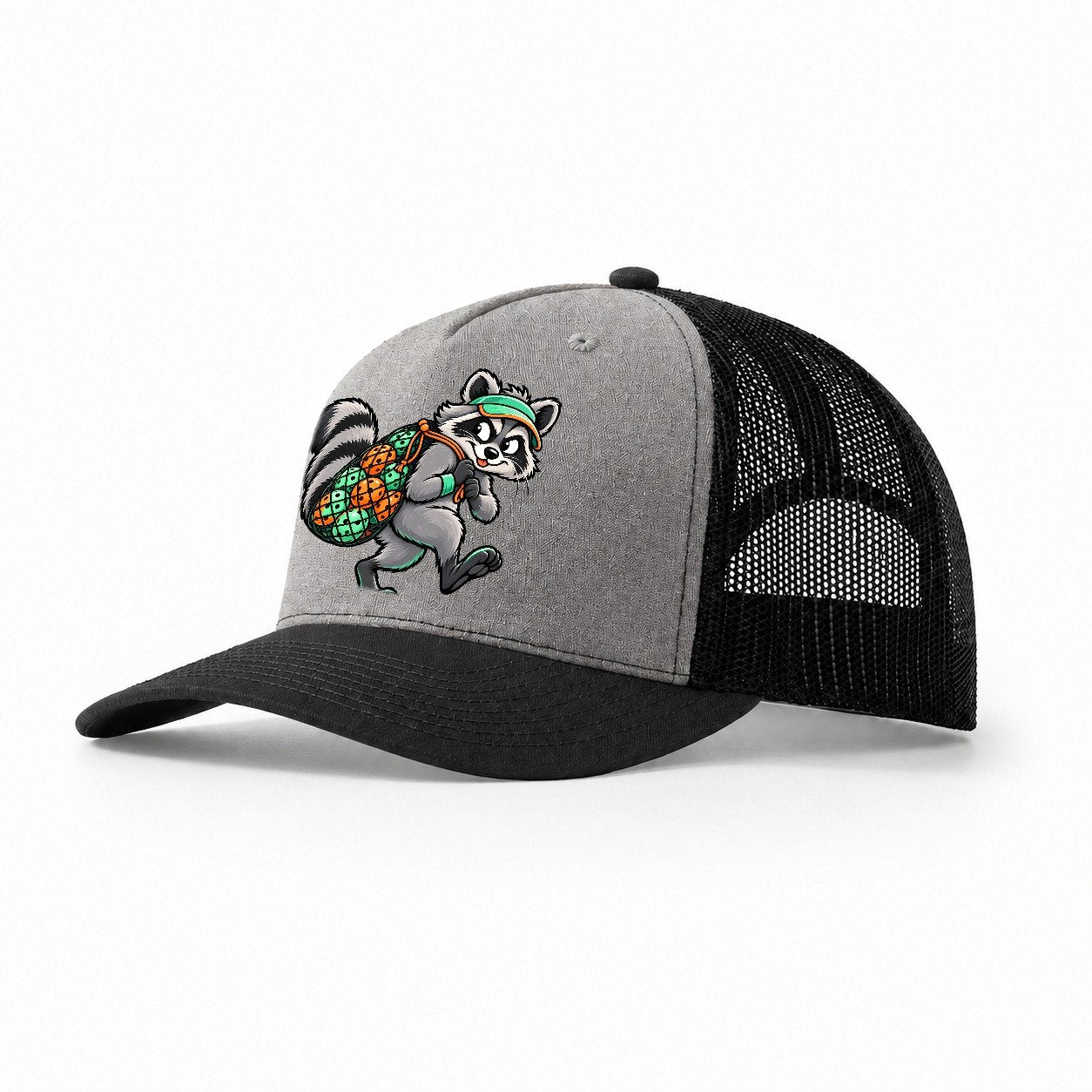 Court Bandit Pickleball Life Trucker Hat – Grey Black