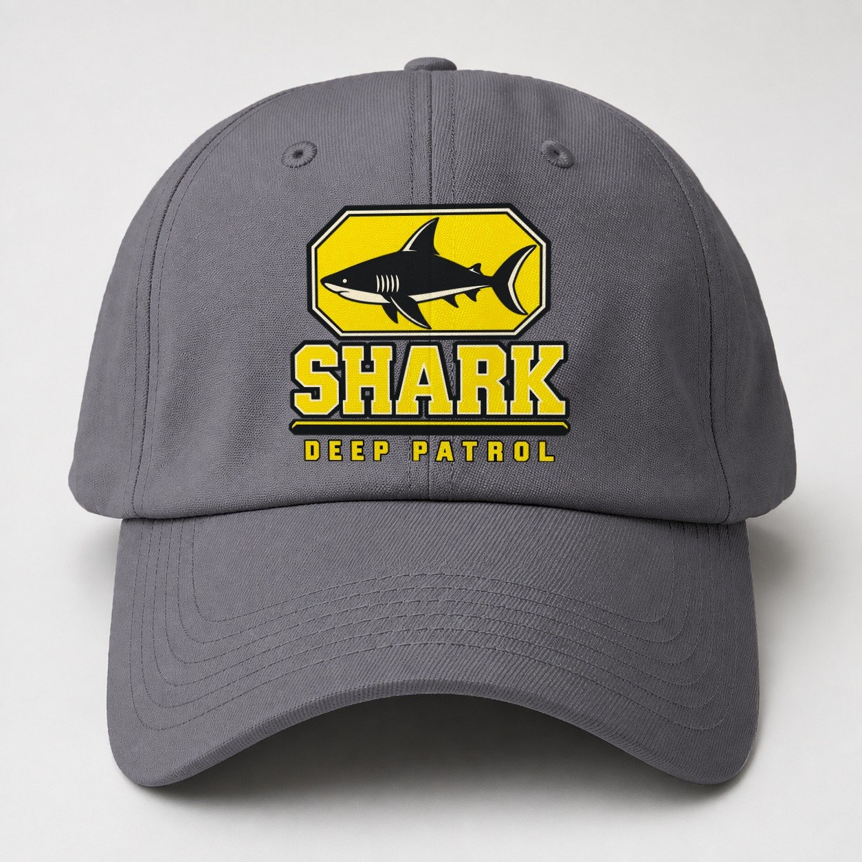 Shark Deep Patrol Heavy Duty Baseball Cap – Grey