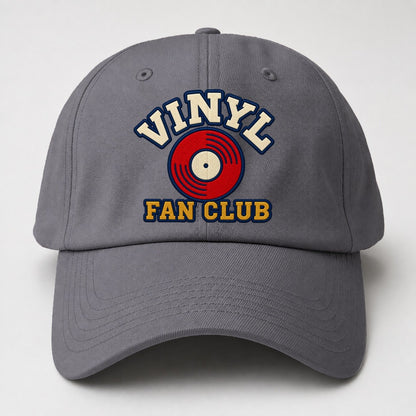 Vinyl Fan Club Baseball Cap – Grey