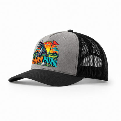Dawn Patrol Golf Life Trucker Hat – Grey Black