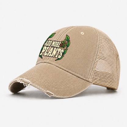 Add More Plants Aquarium Keeping Washed Trucker Hat – Khaki