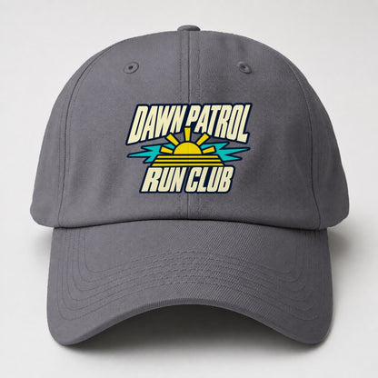 Dawn Patrol Run Club 90S Running Clubs Baseball Cap – Grey