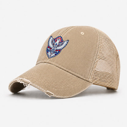 Iceland Minimal Emblem Country Logos Washed Trucker Hat – Khaki