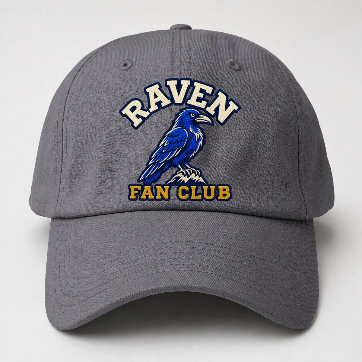 Raven Fan Club Baseball Cap – Grey