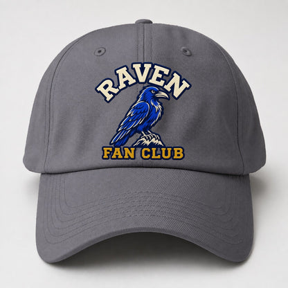 Raven Fan Club Baseball Cap – Grey