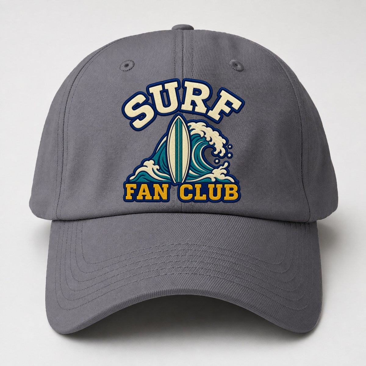 Surf Fan Club Baseball Cap – Grey