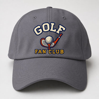 Golf Fan Club Baseball Cap – Grey