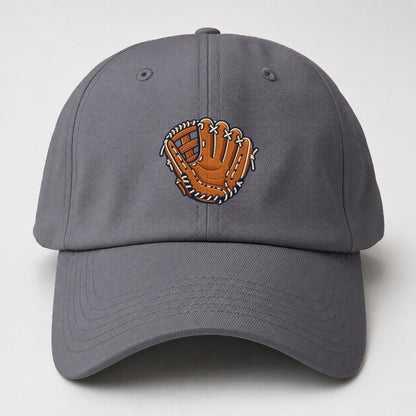 Baseball Glove Tiny Solo Marks Baseball Cap – Grey