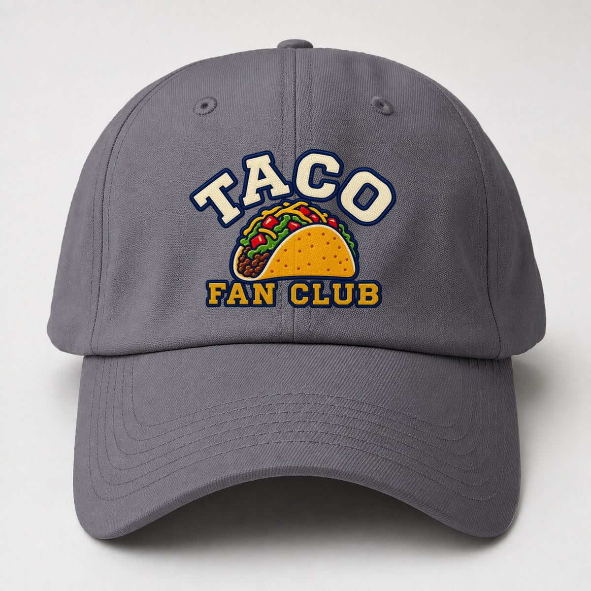 Taco Fan Club Baseball Cap – Grey