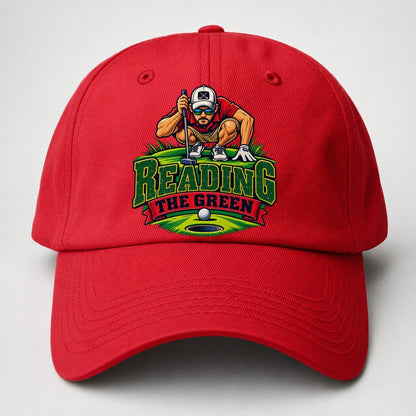 Reading The Green Golf Life Baseball Cap – Red