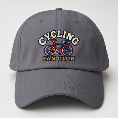 Cycling Fan Club Baseball Cap – Grey