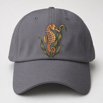 Seahorse Eelgrass Cradle Gentle Wild Baseball Cap – Grey