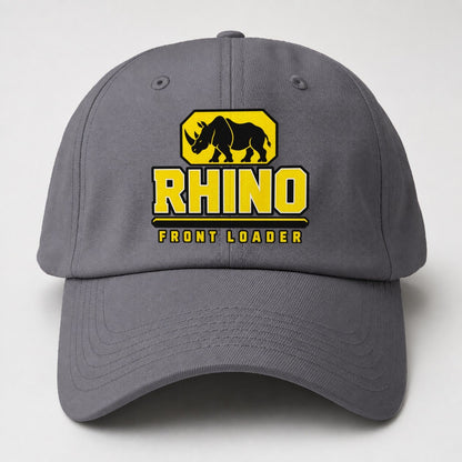 Rhino Front Loader Heavy Duty Baseball Cap – Grey