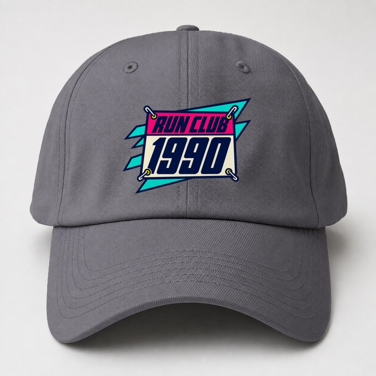 Race Bib 1990 Run Club 90S Running Clubs Baseball Cap – Grey