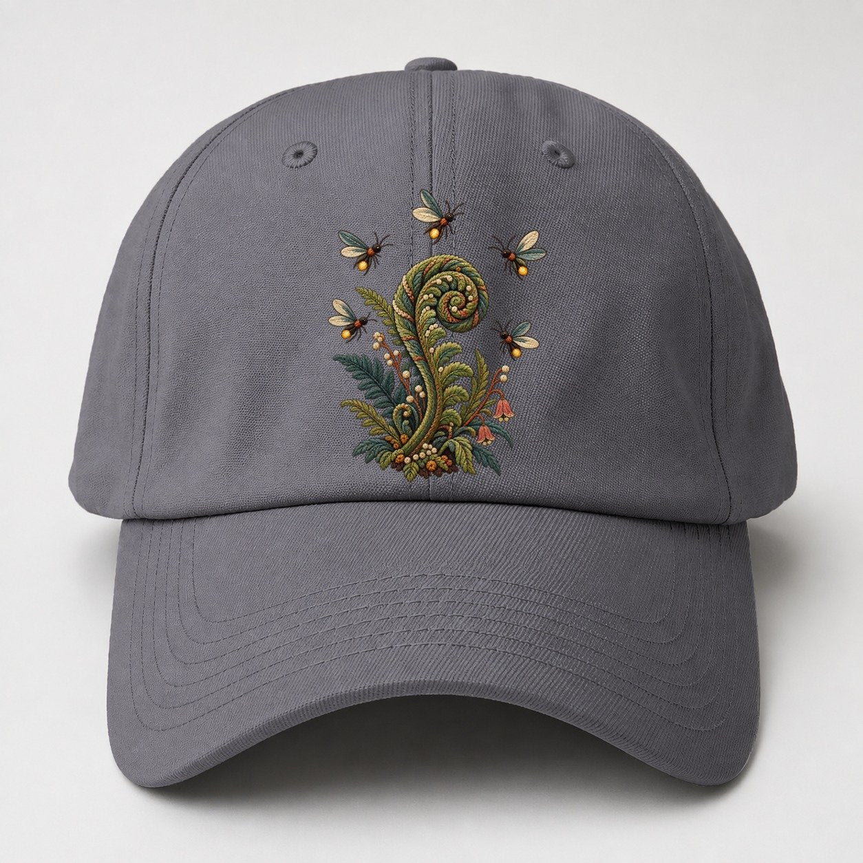 Firefly Fern Constellation Gentle Wild Baseball Cap – Grey