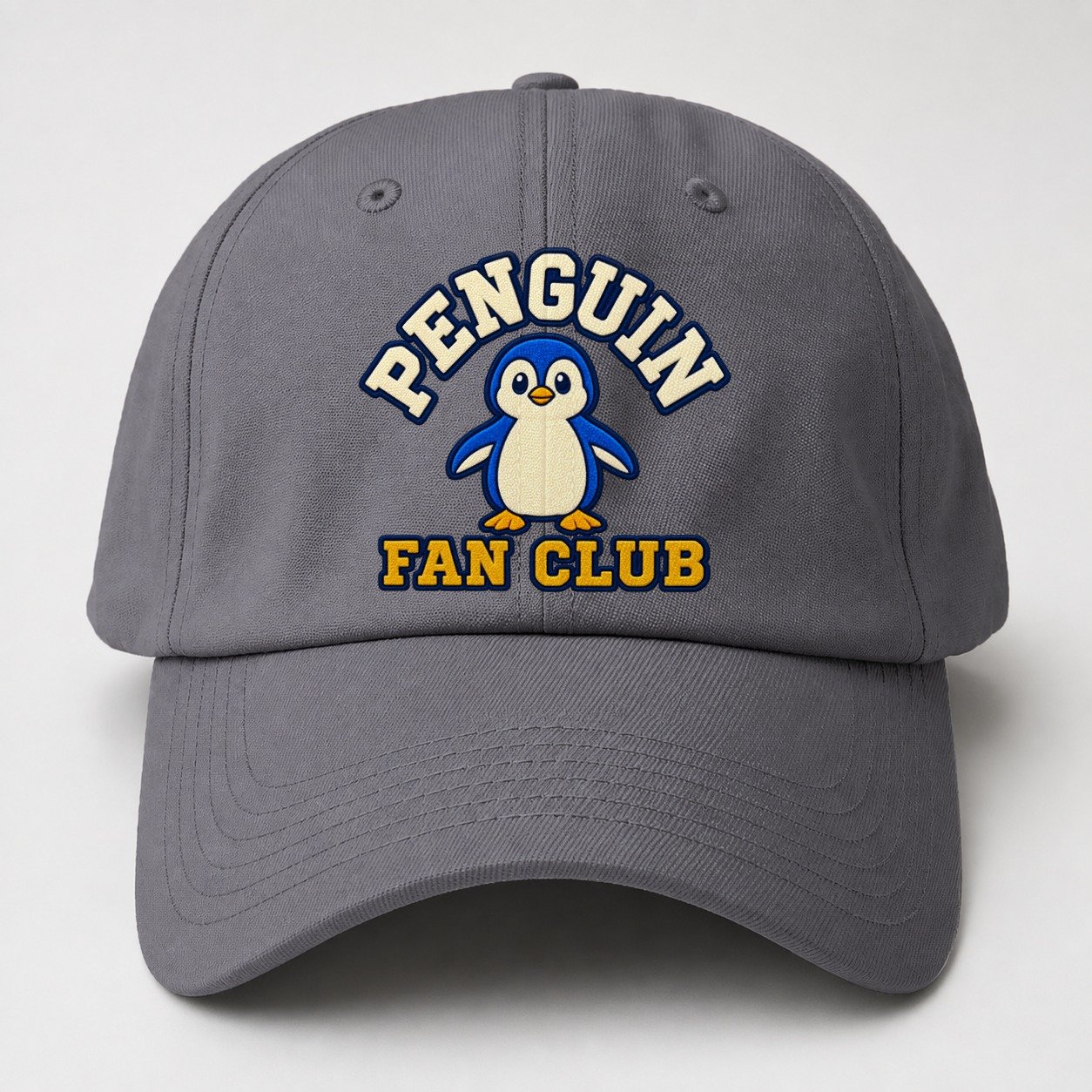Penguin Fan Club Baseball Cap – Grey