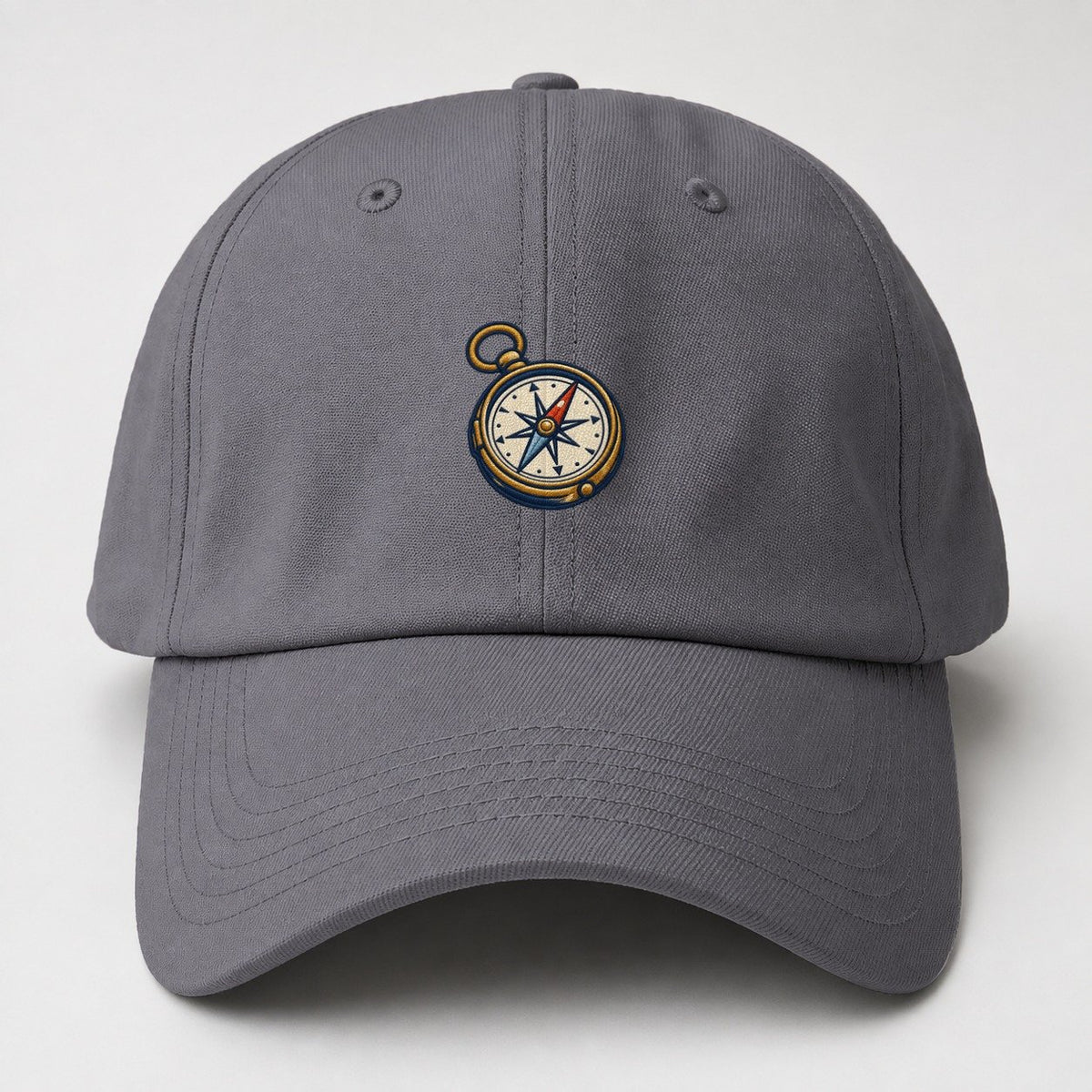 Outdoor Compass Tiny Solo Marks Baseball Cap – Grey