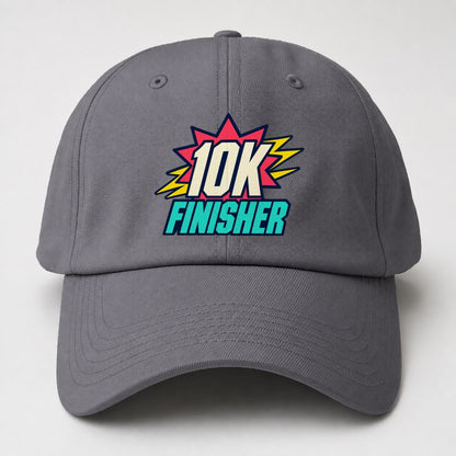 10K Finisher 90S Running Clubs Baseball Cap – Grey
