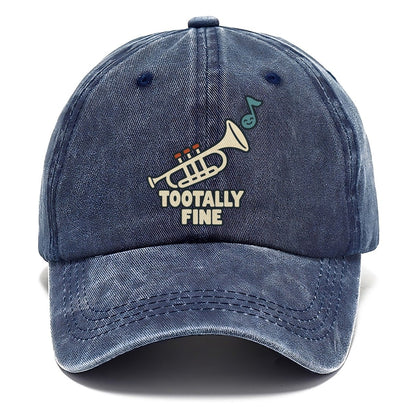 Tootally Fine Familiar Punchlines Classic Cap – Twilight Navy