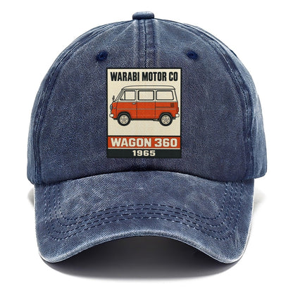 Warabi Wagon Showa Speed Plates Classic Cap – Twilight Navy