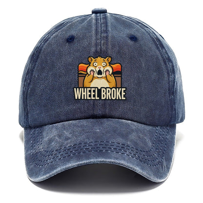 Hamster Scream Wheel Broke Scream Classic Cap – Twilight Navy