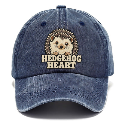 Hedgehog Heart Small Pet Logos Classic Cap – Twilight Navy