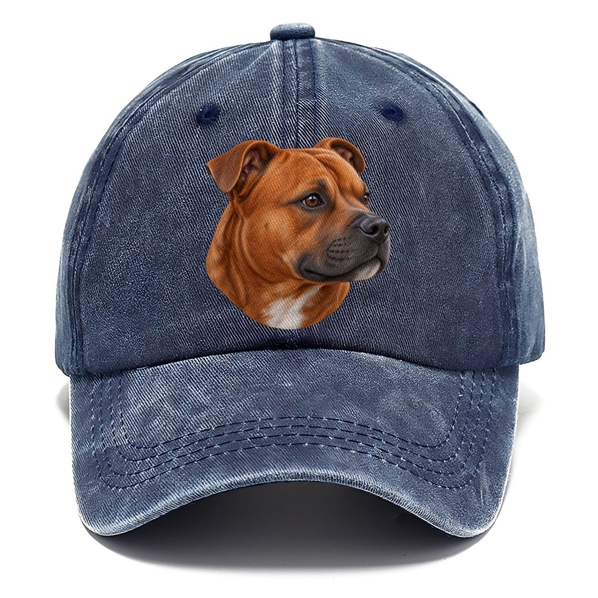 Staffy Red Velvet Profile Pastimes Companions Classic Cap – Twilight Navy