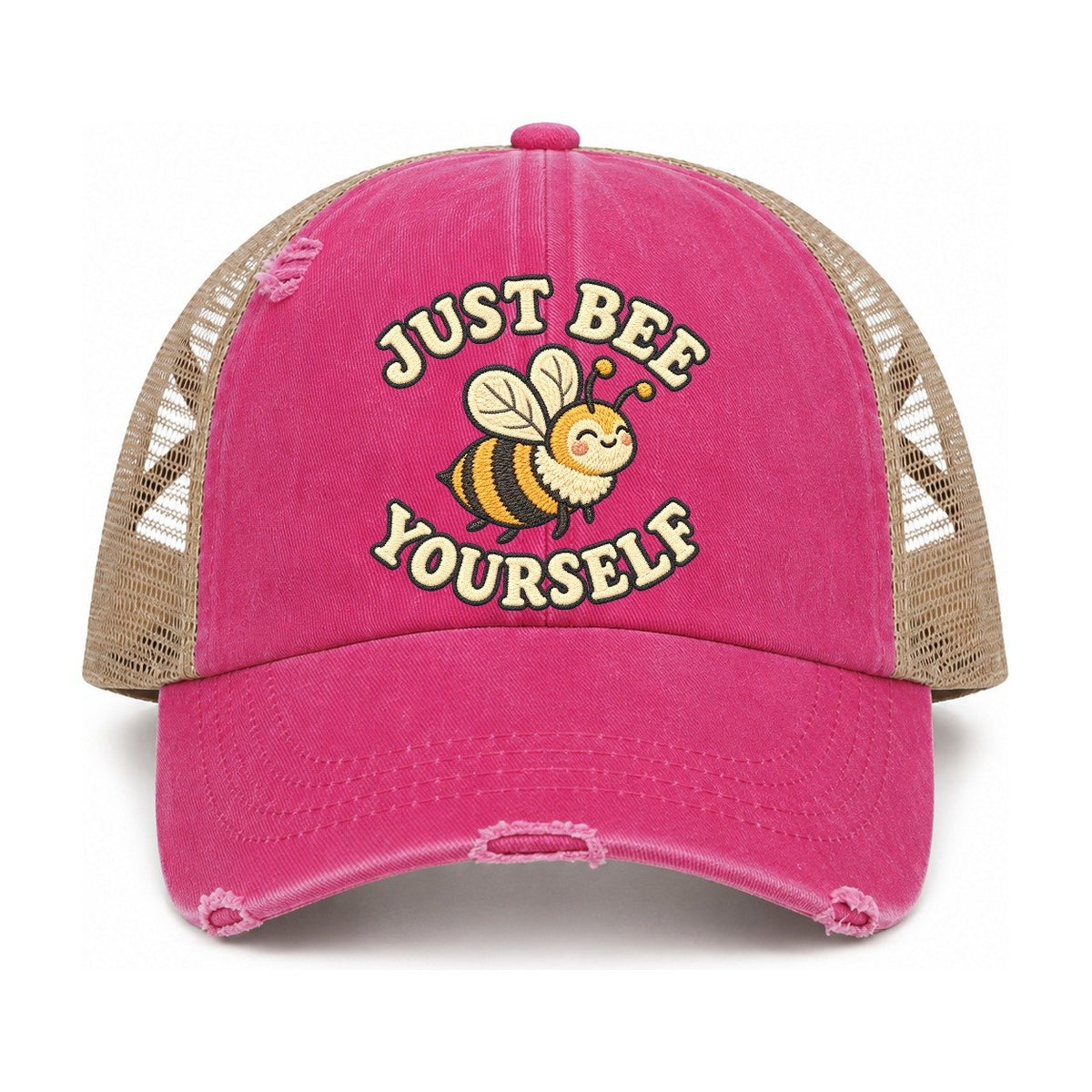 Raspberry-Khaki — front view