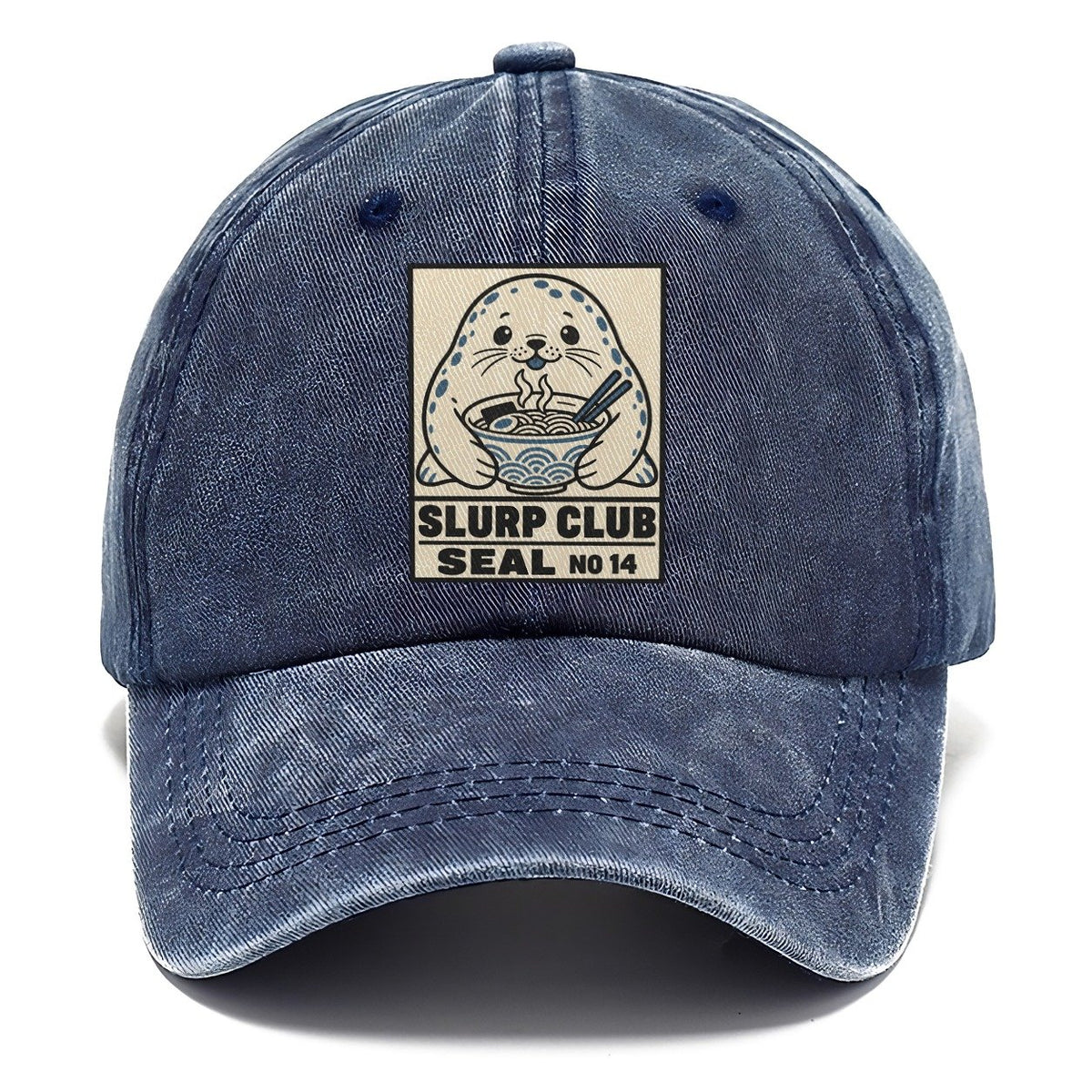 Seal Seafood Slurp Club Classic Cap – Twilight Navy