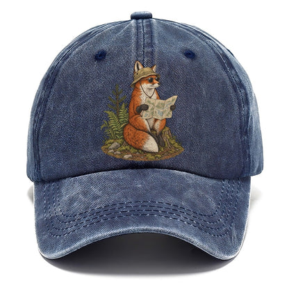 Fox Trail Map Slow Camp Club Classic Cap – Twilight Navy