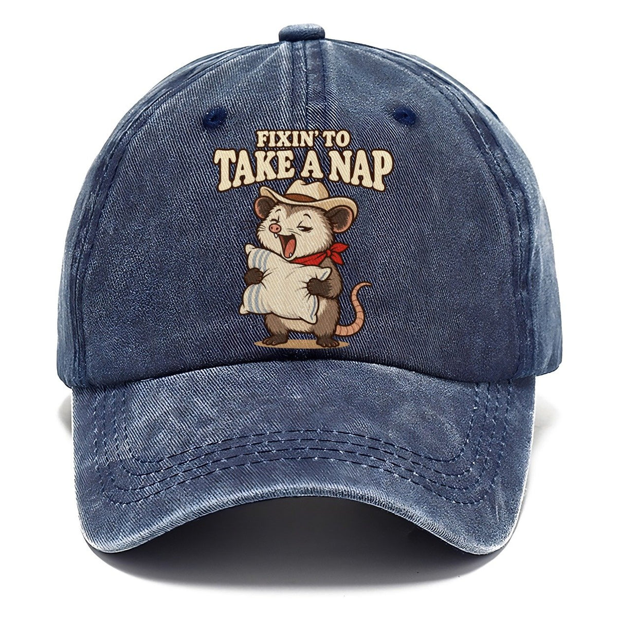 Fixin' To Take A Nap Well I Declare Classic Cap – Twilight Navy