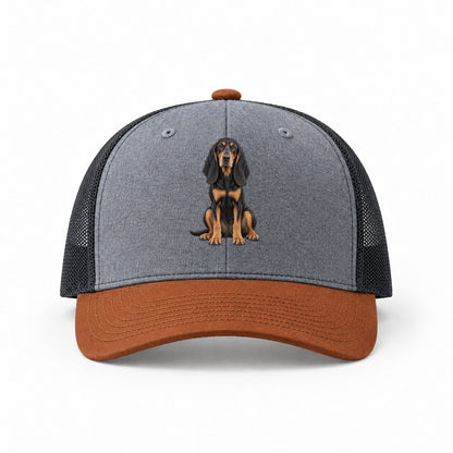 Heather Grey-Rust-Charcoal — front view