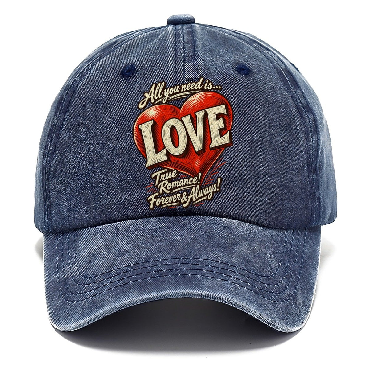 All You Need Is Love Heart Classic Cap – Twilight Navy