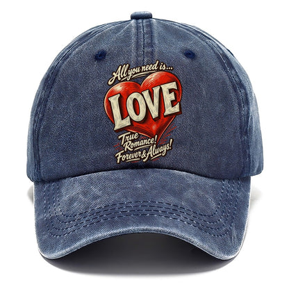 All You Need Is Love Heart Classic Cap – Twilight Navy