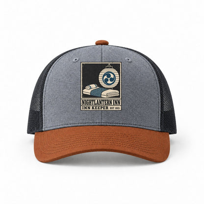 Heather Grey-Rust-Charcoal — front view