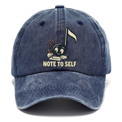 Note To Self Familiar Punchlines Classic Cap – Twilight Navy
