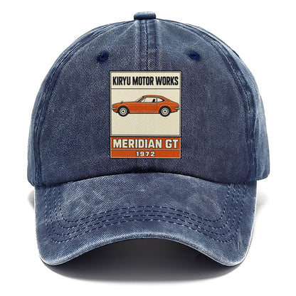 Kiryu Meridian Gt Showa Speed Plates Classic Cap – Twilight Navy