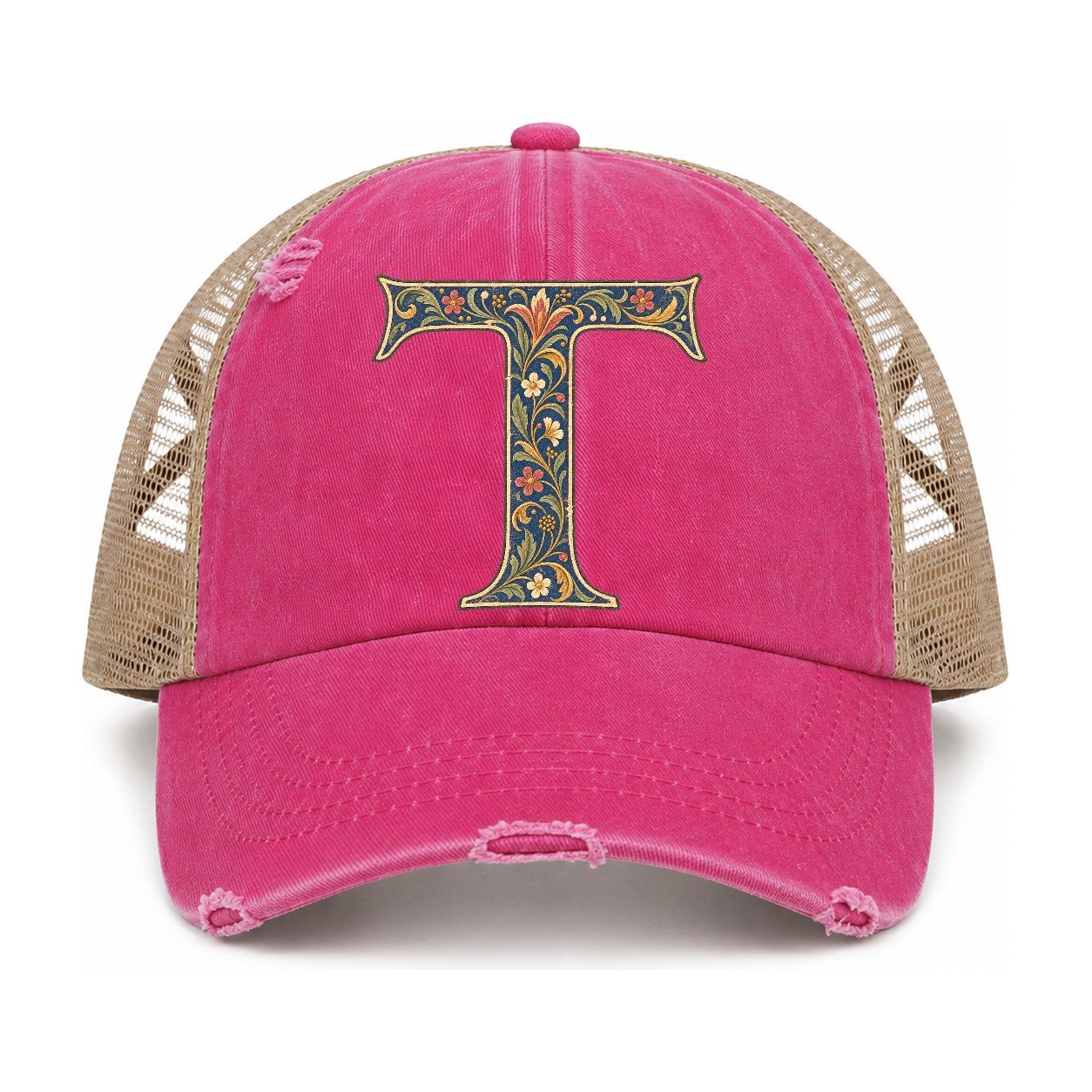 Raspberry-Khaki — front view