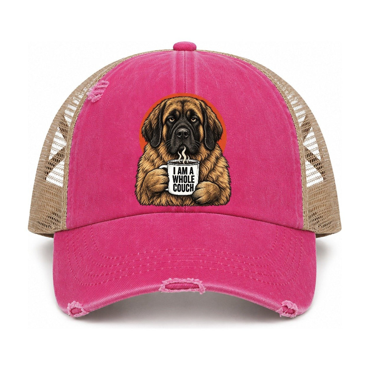 Raspberry-Khaki — front view