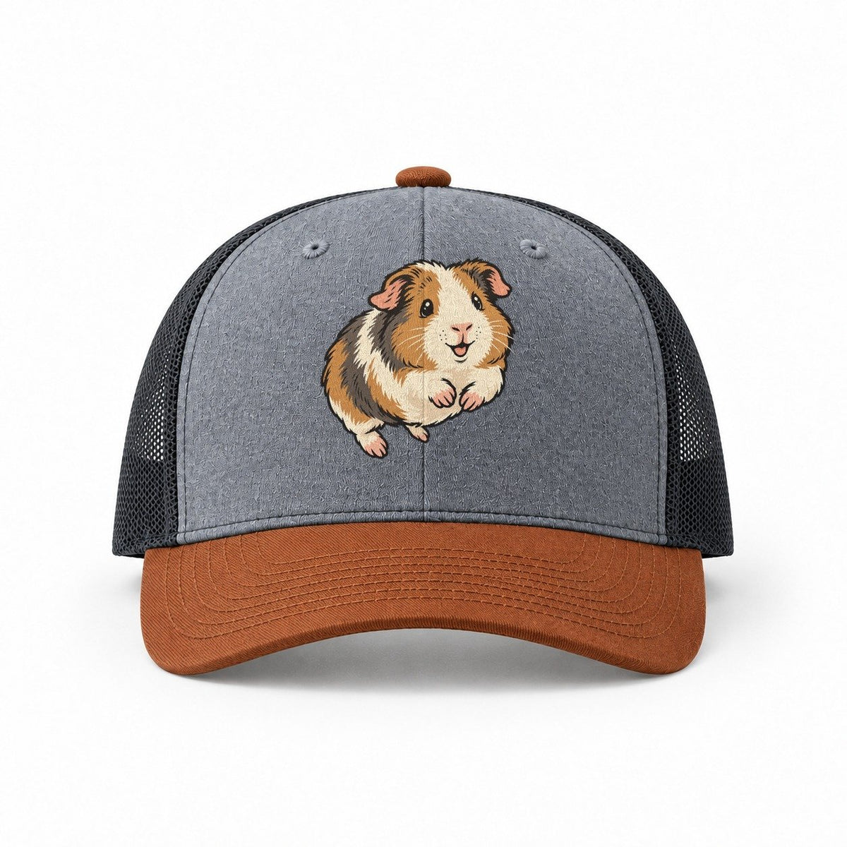 Heather Grey-Rust-Charcoal — front view
