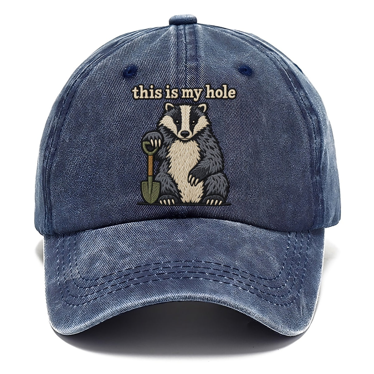This Is My Hole Strongly Worded Classic Cap – Twilight Navy
