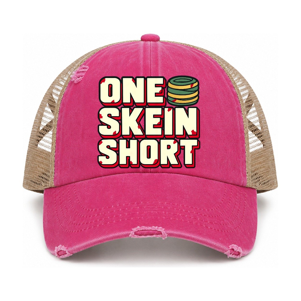 Raspberry-Khaki — front view